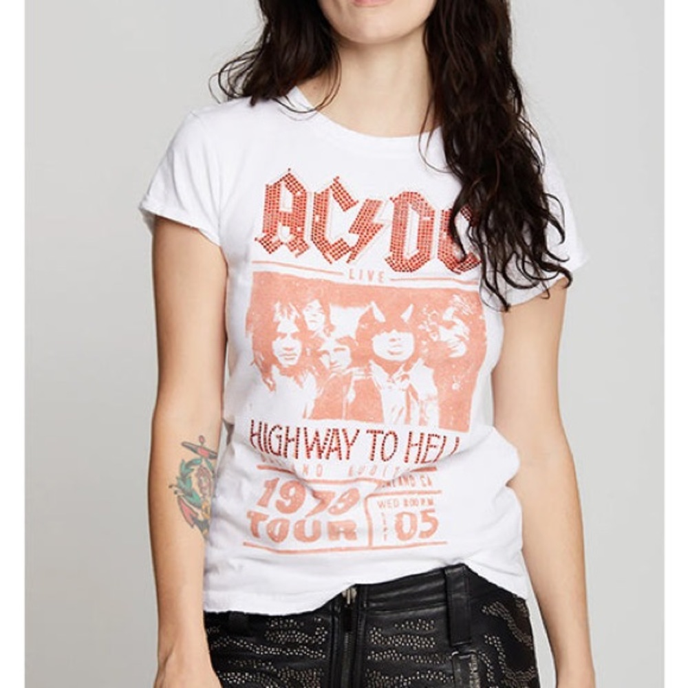 AC/DC 19179 Crystal Graphic Tee